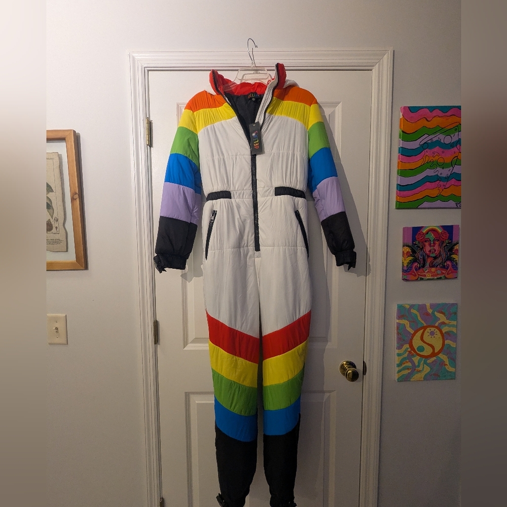 dELiA*s Colorful Striped Ski Suit